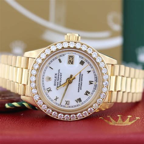 ladies 18kt rolex presidential 2235 movemen|bob's lady president rolex.